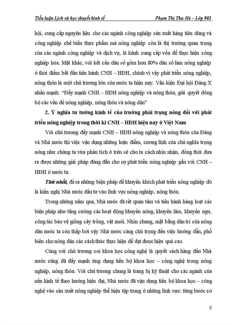 image for page Tư tưởng kinh tế của chủ nghĩa trọng nông và ý nghĩa của vấn đề này đối với việc phát triển nông nghiệp thời kì CNH HĐH ở Việt Nam hiện nay 1