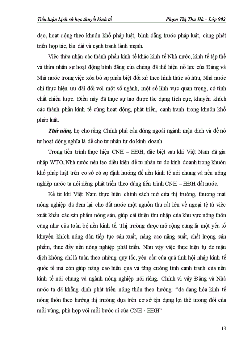 image for page Tư tưởng kinh tế của chủ nghĩa trọng nông và ý nghĩa của vấn đề này đối với việc phát triển nông nghiệp thời kì CNH HĐH ở Việt Nam hiện nay 1