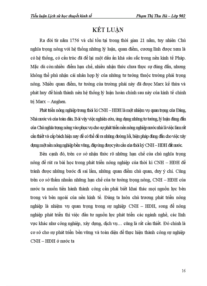 image for page Tư tưởng kinh tế của chủ nghĩa trọng nông và ý nghĩa của vấn đề này đối với việc phát triển nông nghiệp thời kì CNH HĐH ở Việt Nam hiện nay 1