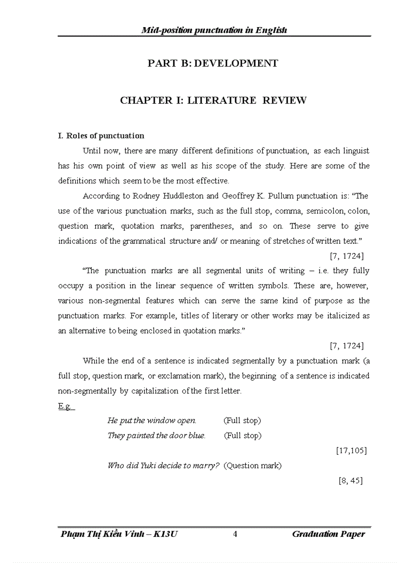 image for page Astudy on mid position punctuation in English