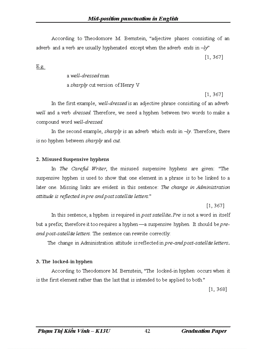 image for page Astudy on mid position punctuation in English