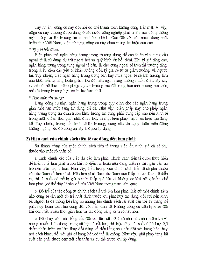image for page Những tác động và ảnh hưởng của chính sách tiền tệ đối với thị trường tài chính Việt Nam trong giai đọan hiện nay