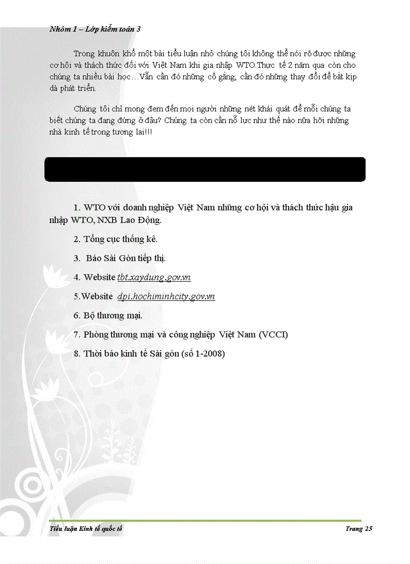 image for page Những thách thức và cơ hội của Việt Nam khi gia nhập tổ chức thương mại thế giới WTO