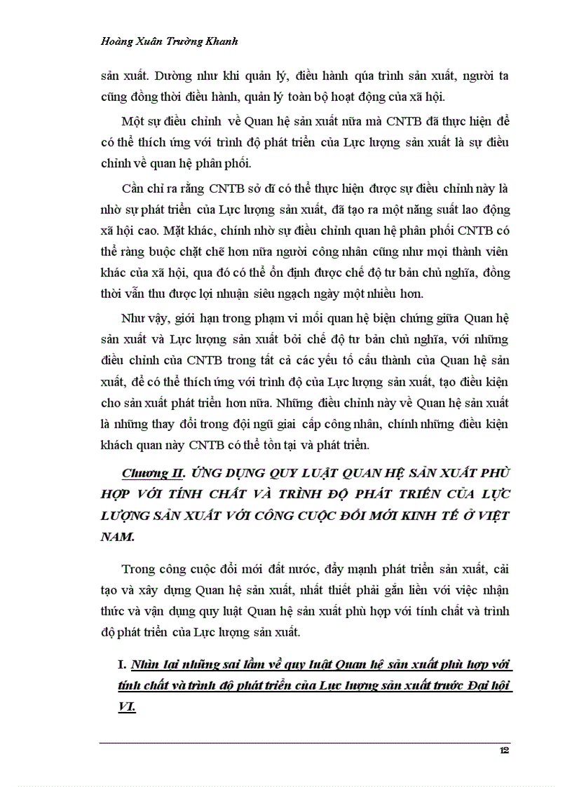 image for page Quan điểm toàn diện của triết học Mác Lênin về quy luật quan hệ sản xuất phù hợp với tính chất và trình độ phát triển của lực lượng sản xuất