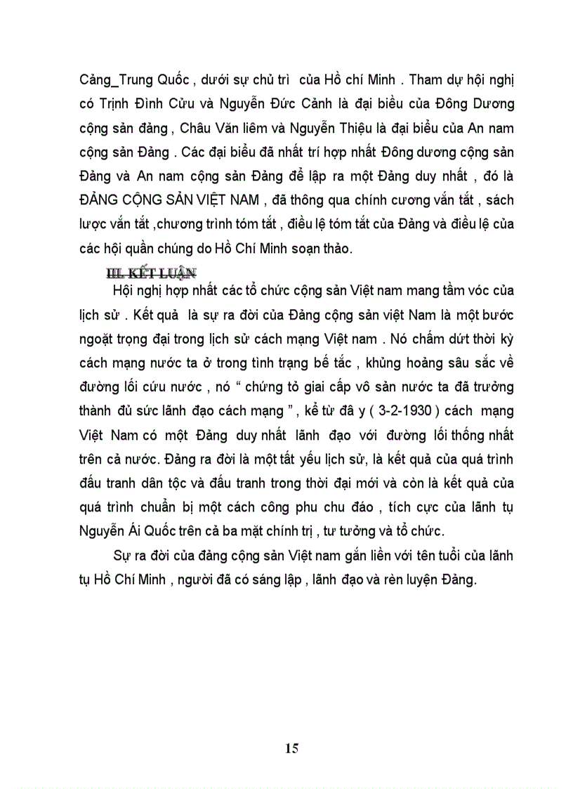 image for page Vai trò của lãnh tụ Nguyễn Ái Quốc trong việc thành lập Đảng Cộng Sản Việt Nam