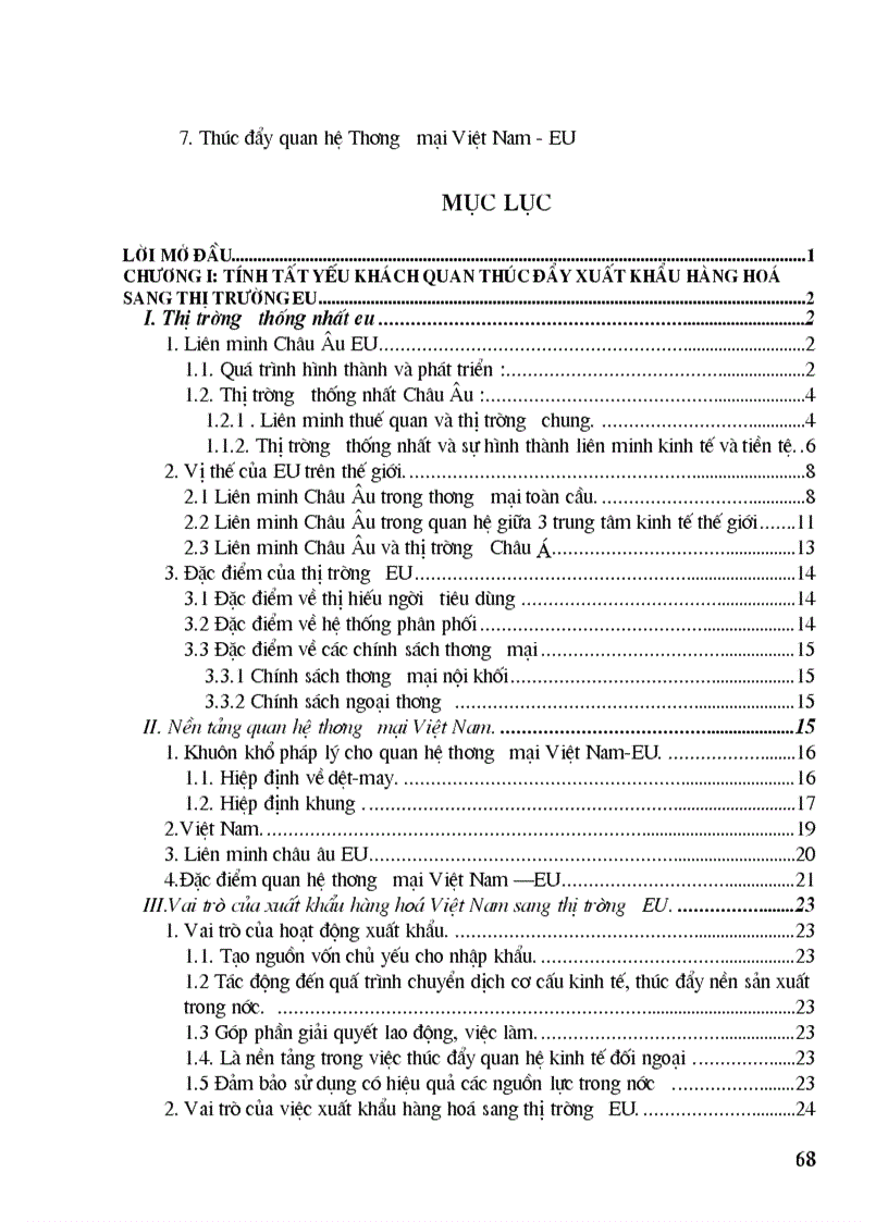 image for page Một số giải pháp thúc đẩy hoạt động xuất khẩu hàng hoá của Việt Nam sang thị trường EU giai đoạn 2001 2010 1
