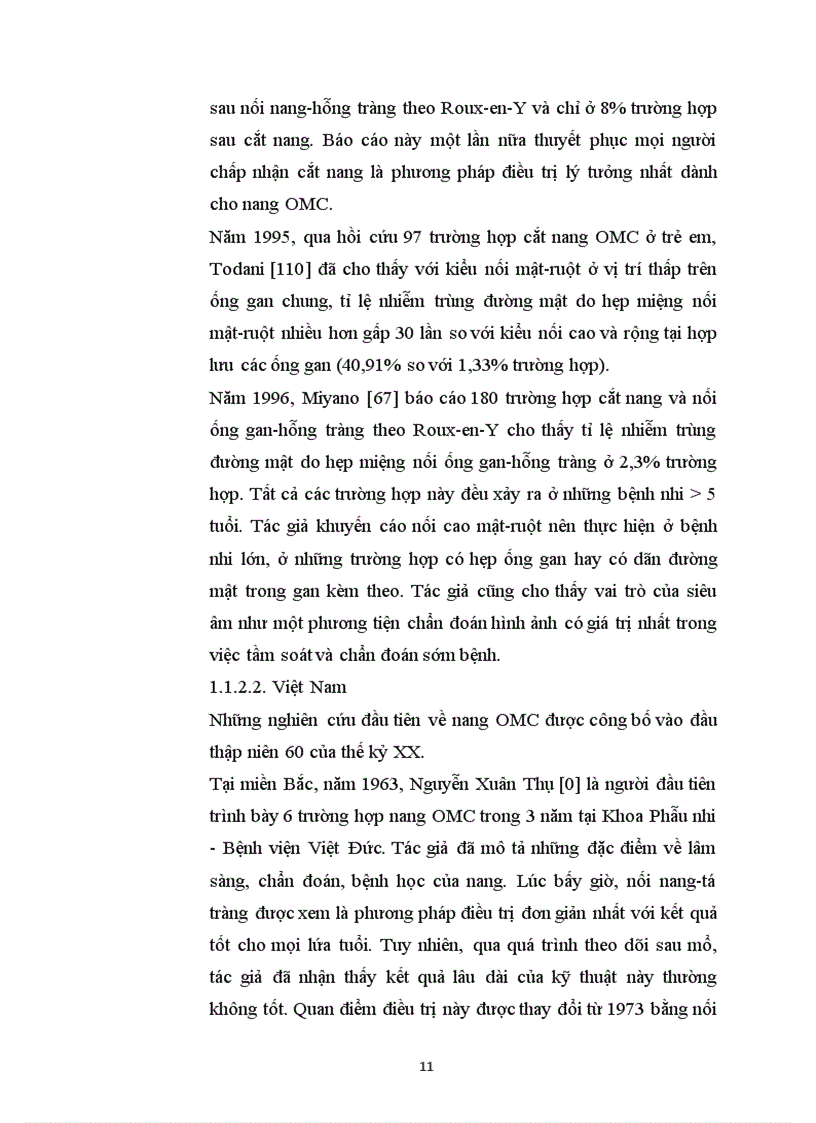 image for page Đánh giá kết quả điều trị u nang ống mật chủ ở trẻ em bằng phương pháp cắt nang và nối mật ruột kiểu Roux en Y