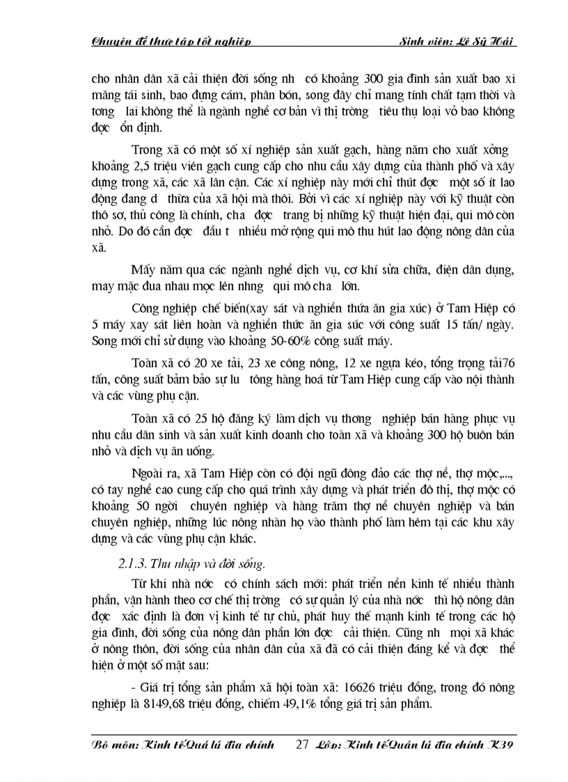 image for page Quy hoạch sử dụng đất xã Tam Hiệp Thanh Trì Hà Nội và một số giải pháp