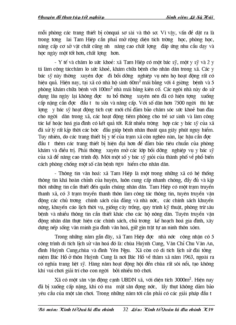 image for page Quy hoạch sử dụng đất xã Tam Hiệp Thanh Trì Hà Nội và một số giải pháp