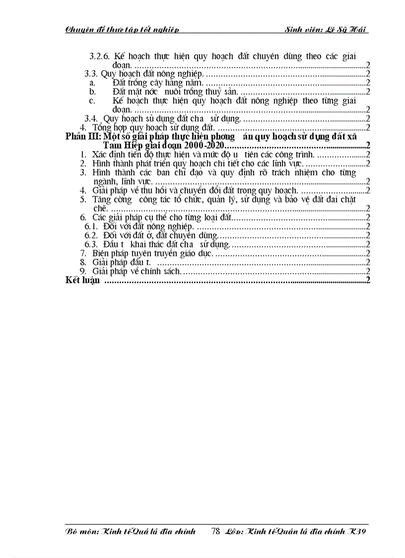 image for page Quy hoạch sử dụng đất xã Tam Hiệp Thanh Trì Hà Nội và một số giải pháp