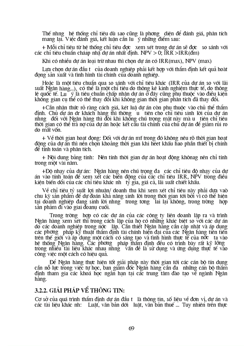 image for page Giải pháp nâng cao chất lượng thẩm định tài chính dự án đầu tư tại Ngân hàng Công thương Đống Đa