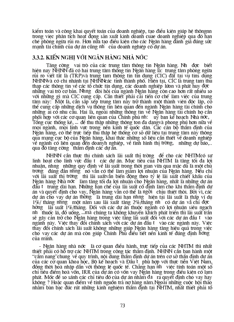 image for page Giải pháp nâng cao chất lượng thẩm định tài chính dự án đầu tư tại Ngân hàng Công thương Đống Đa