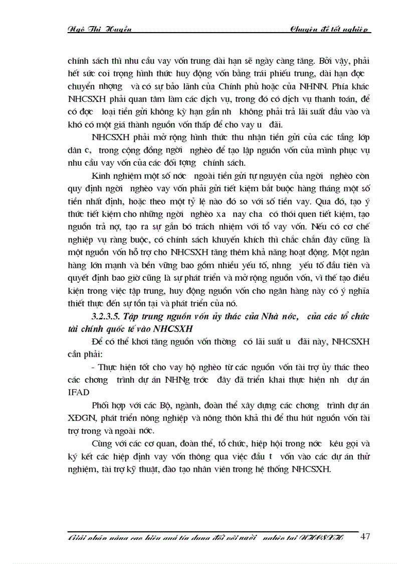 image for page Giải pháp nâng cao hiệu quả tín dụng đối với người nghèo tại ngân hàng chính sách xã hội