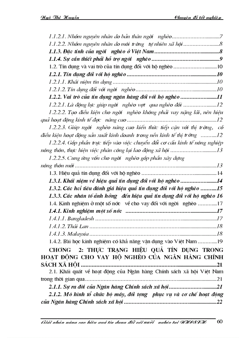 image for page Giải pháp nâng cao hiệu quả tín dụng đối với người nghèo tại ngân hàng chính sách xã hội