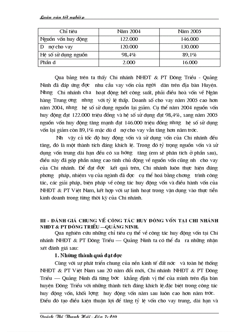 image for page Giải pháp tăng cường công tác huy động vốn tại Chi nhánh Ngân hàng Đầu tư và Phát triển Đông Triều Quảng Ninh