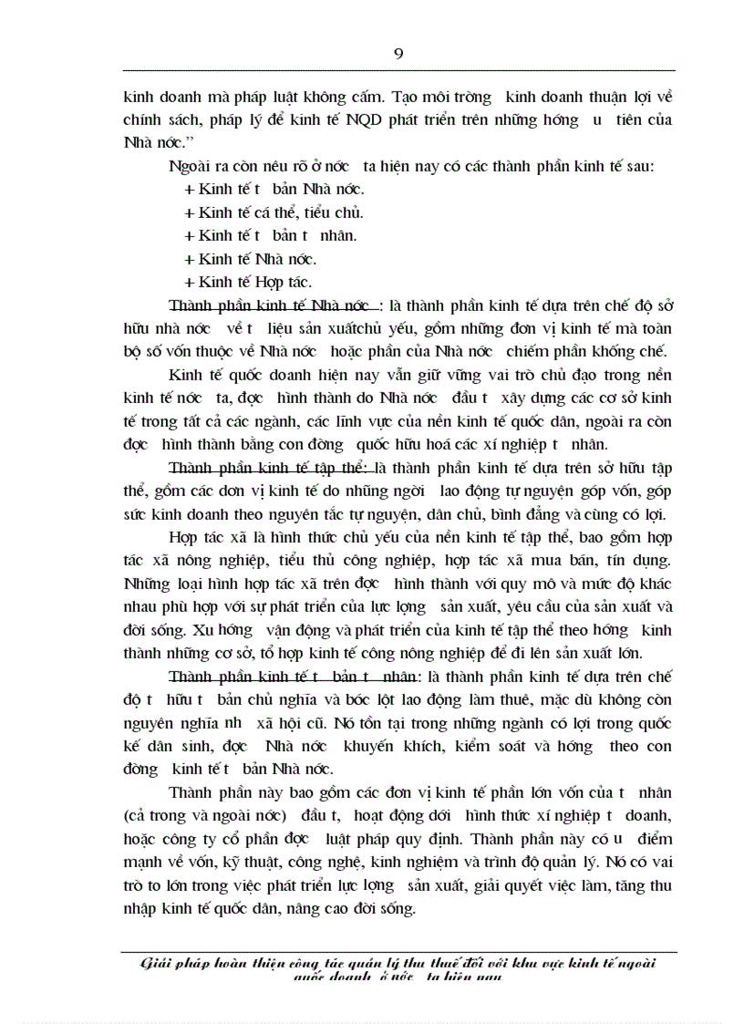 image for page Giải pháp hoàn thiện công tác quản lý thu thuế đối với khu vực kinh tế ngoài quốc doanh ở nước ta hiện nay