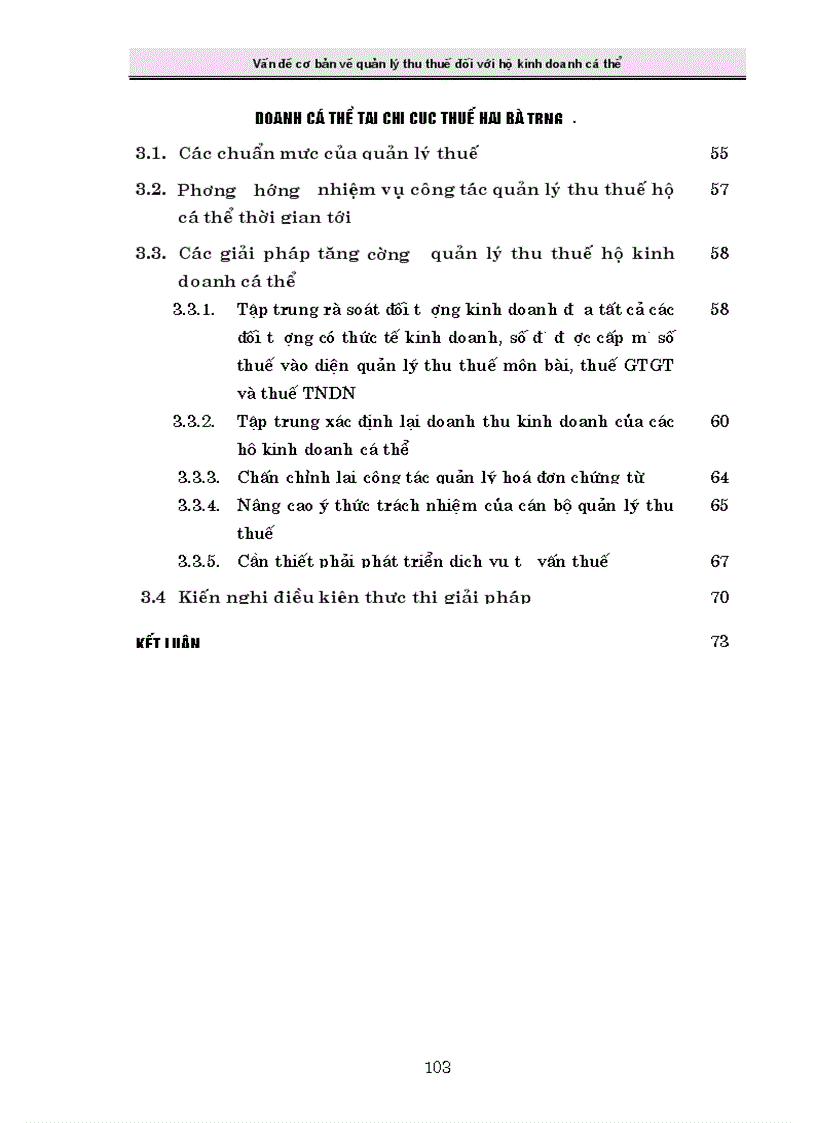 image for page Giải pháp tăng cường công tác quản lý thu thuế đối với hộ kinh doanh cá thể tại Chi cục Thuế Hai Bà Trưng