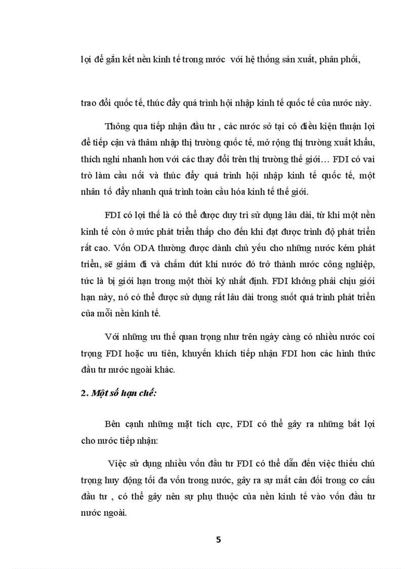 Thực trạng thu hút vốn đầu tư trực tiếp nước ngoài tại viêt nam và một số giải pháp