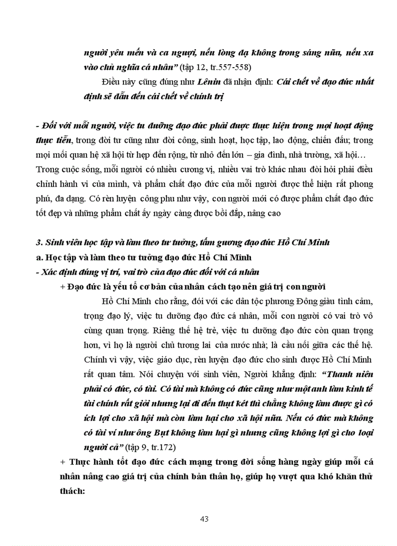 image for page Tư tưởng hồ chí minh về văn hóa đạo đức và xây dựng con người mới