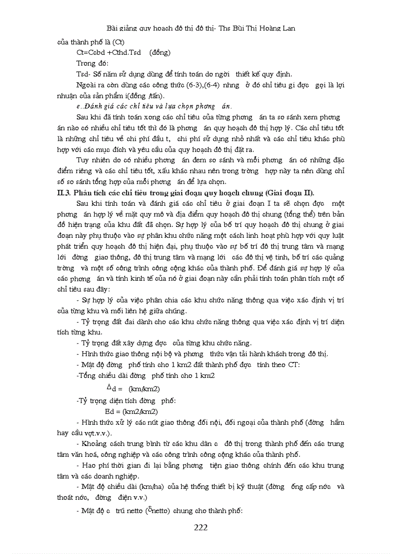 image for page Bài giảng quy hoạch đô thị đô thị