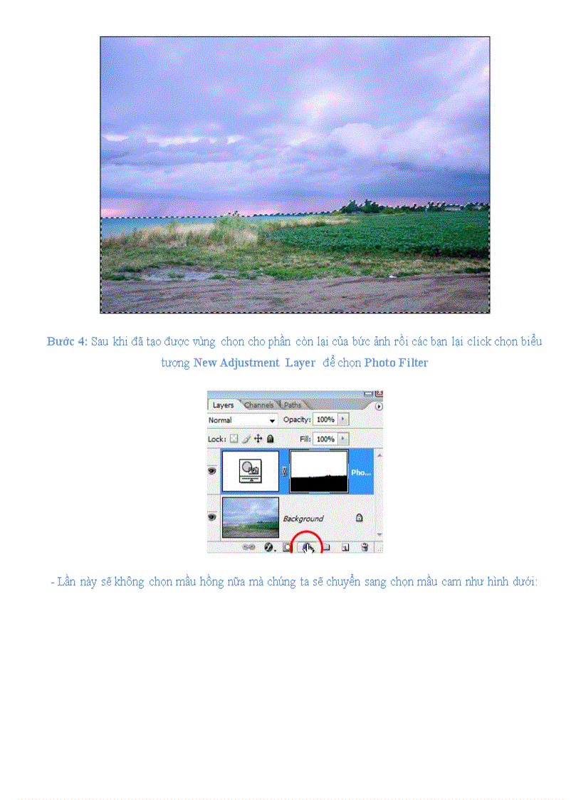 image for page Photoshop cân chỉnh ảnh với photo filter