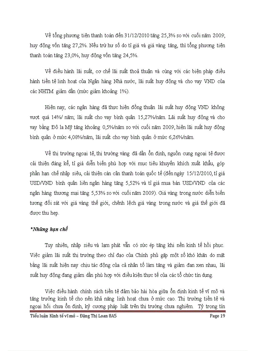 image for page Bài tập tiểu luận Phân tích chính sách tiền tệ ở Việt Nam trong thời gian qua tính từ năm 2008 đến nay Chính phủ đã áp dụng những chính sách nào và tác động đến nền kinh tế như thế nào
