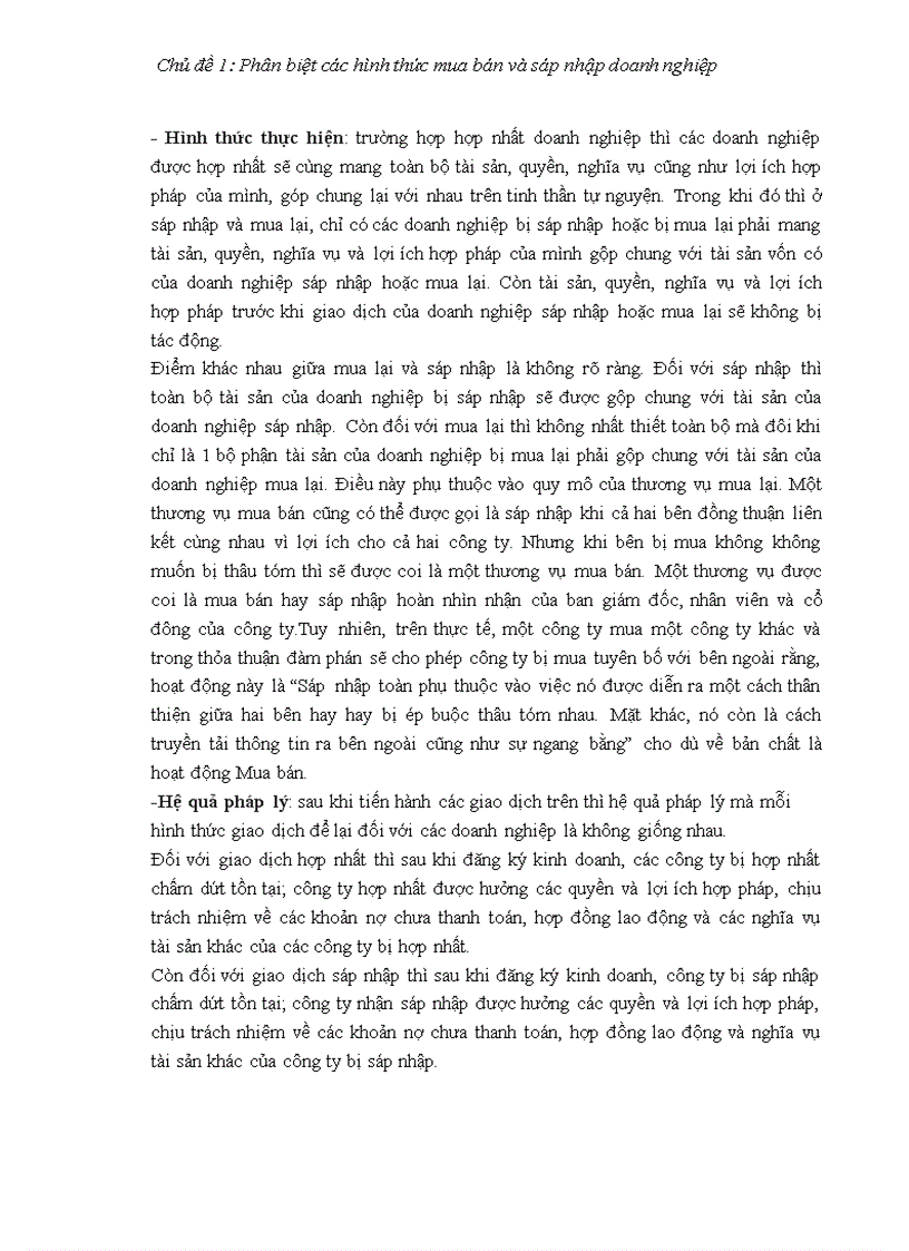 image for page Phân biệt các hình thức mua bán và sáp nhập doanh nghiệp