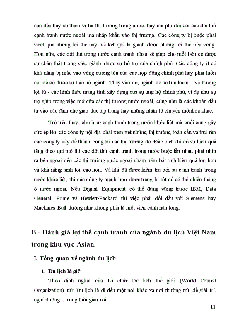 image for page Phân tích và so sánh lợi thế cạnh tranh của du lịch Việt Nam với các nước trong khu vực Asean