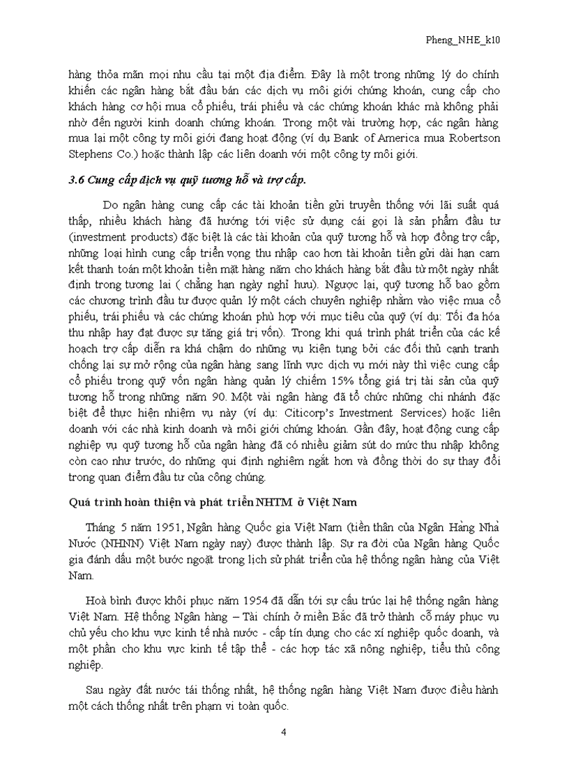 image for page Quá trình hoàn thiện và phát triển các dịch vụ của hệ thống NHTM Việt Nam