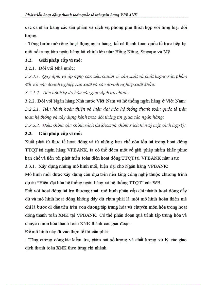 image for page Phát triển hoạt động thanh toán quốc tế tại Ngân hàng Thương mại Cổ phần các Doanh nghiệp ngoài Quốc doanh VPBANK