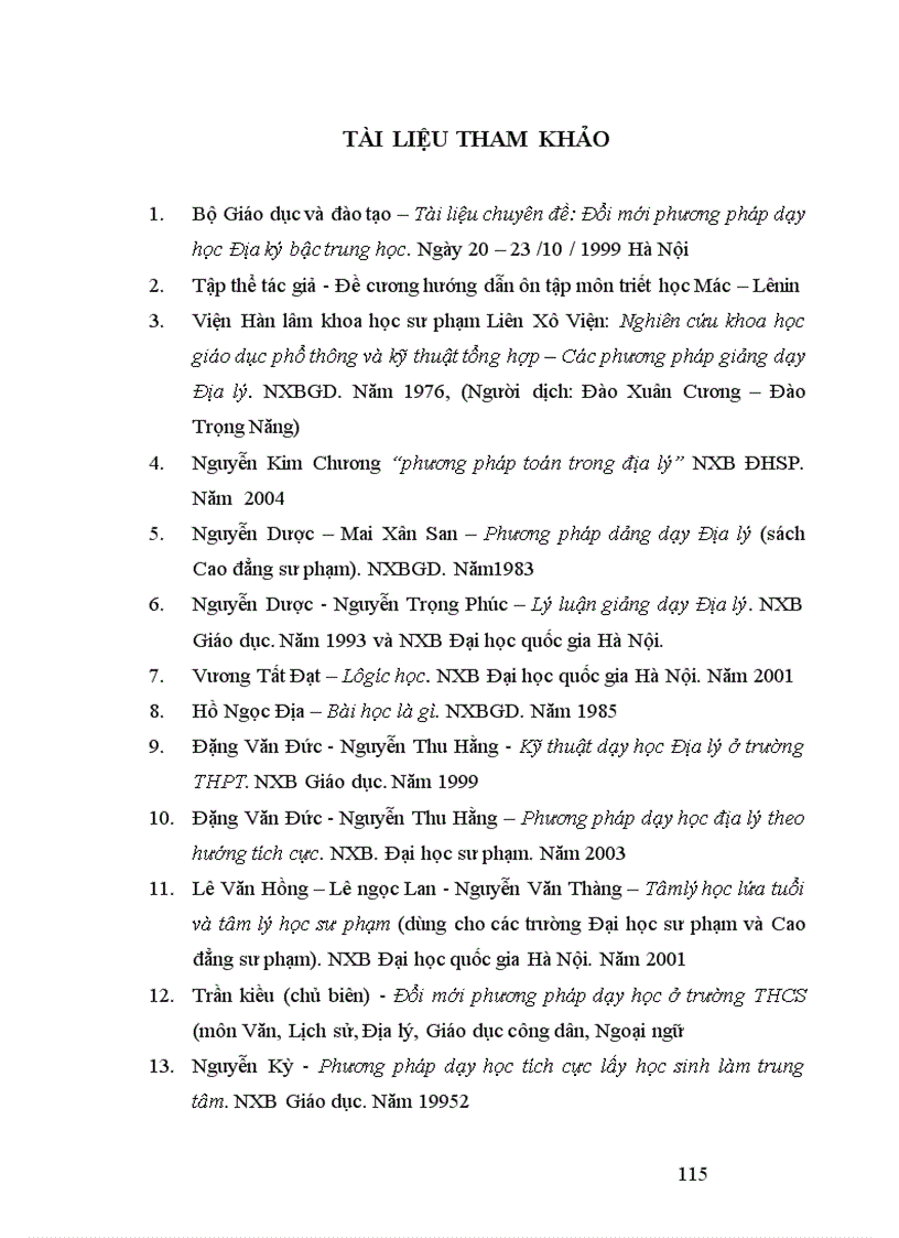 image for page Xác định hệ thống khái niệm trong nội dung sách giáo khoa Địa lý 11 Chương trình Địa lý THPT nước cộng hoà dân chủ nhân dân Lào