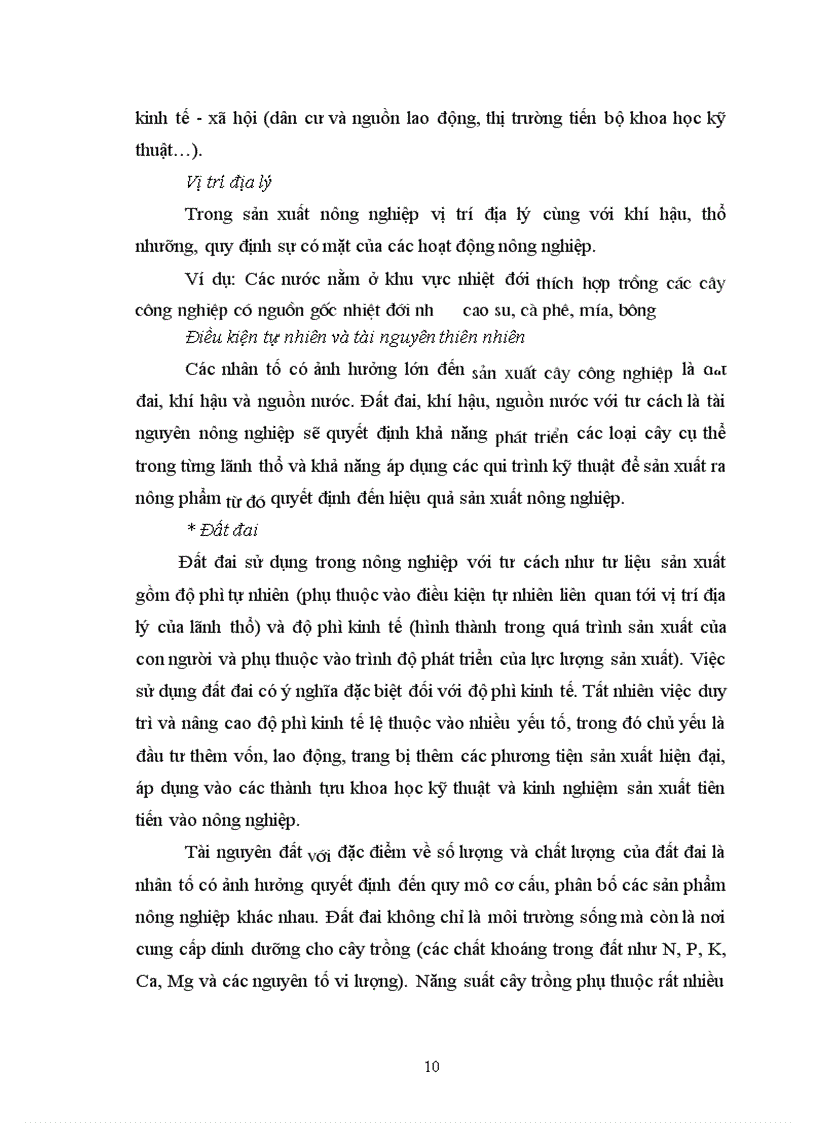 image for page Địa lý cây công nghiệp Việt Nam