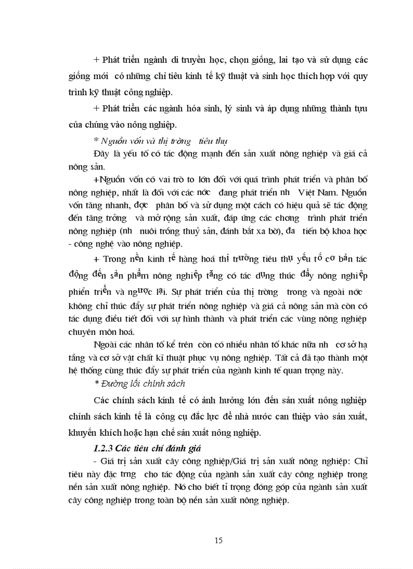 image for page Địa lý cây công nghiệp Việt Nam