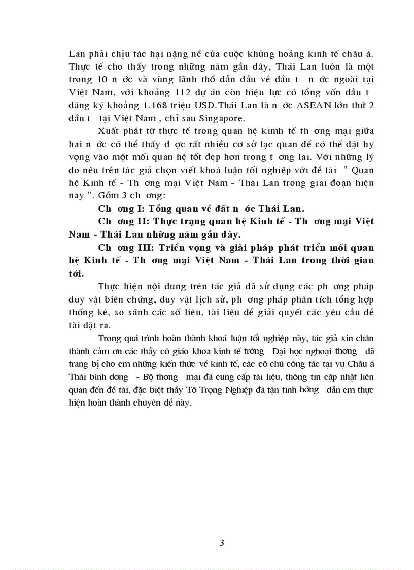 image for page Quan hệ Kinh tế Thương mại Việt Nam Thái Lan trong giai đoạn hiện nay