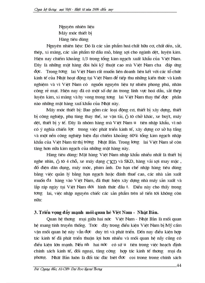 image for page Quan Hệ Thương Mại Việt Nam Nhật Bản giai đoạn từ 1986 đến nay