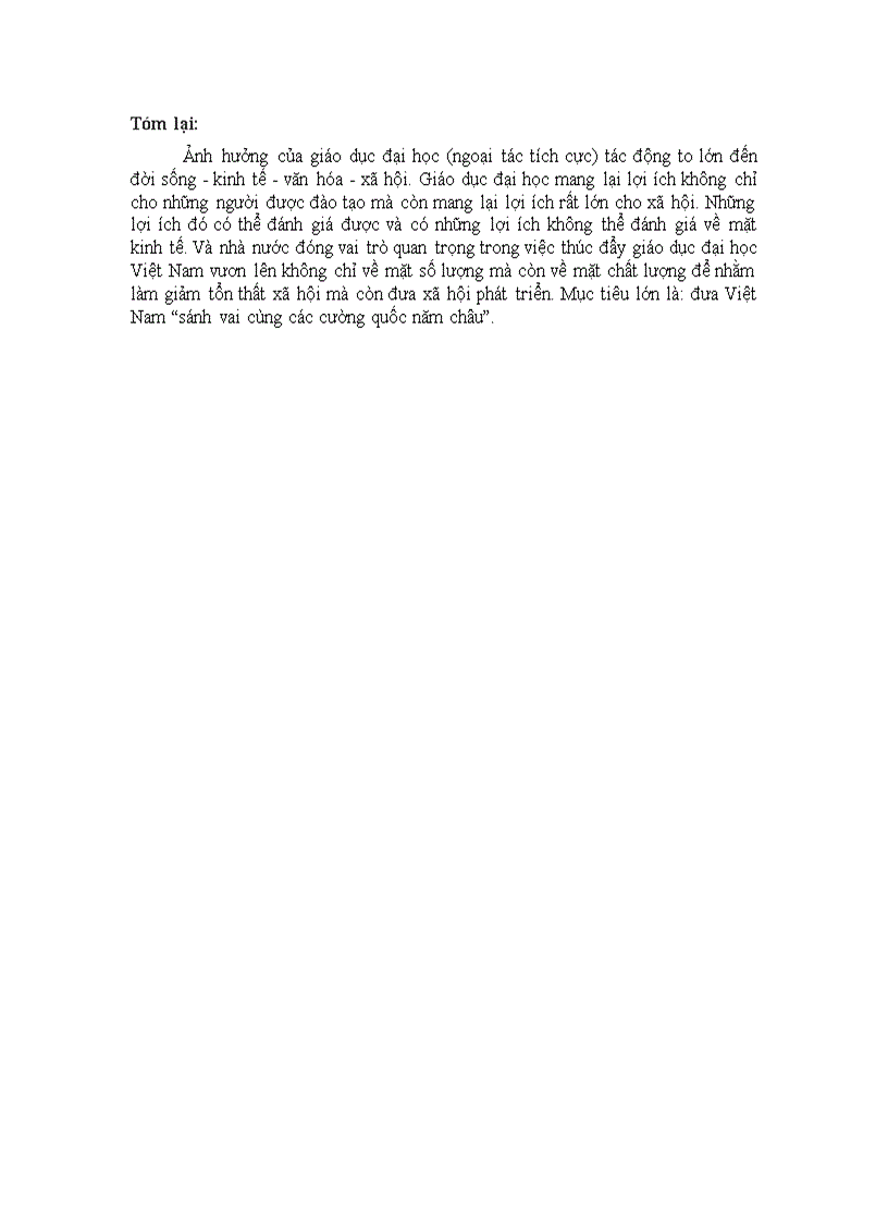 image for page Tìm hiểu về vấn đề ngoại tác tác động ngoại vi của giáo dục đại học Việt Nam