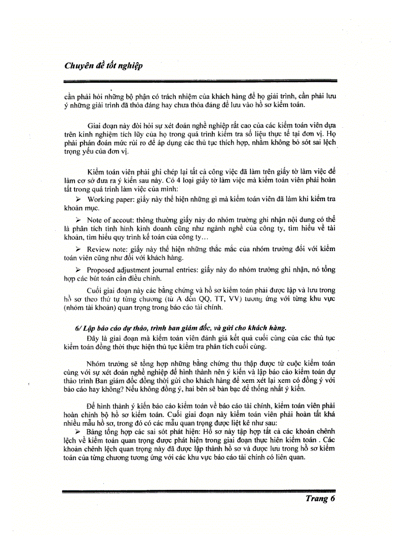 image for page Quy trình kiểm toán TSCĐ và chi phí khấu hao TSCĐ tại công ty kiểm toán