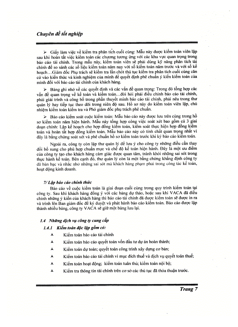 image for page Quy trình kiểm toán TSCĐ và chi phí khấu hao TSCĐ tại công ty kiểm toán