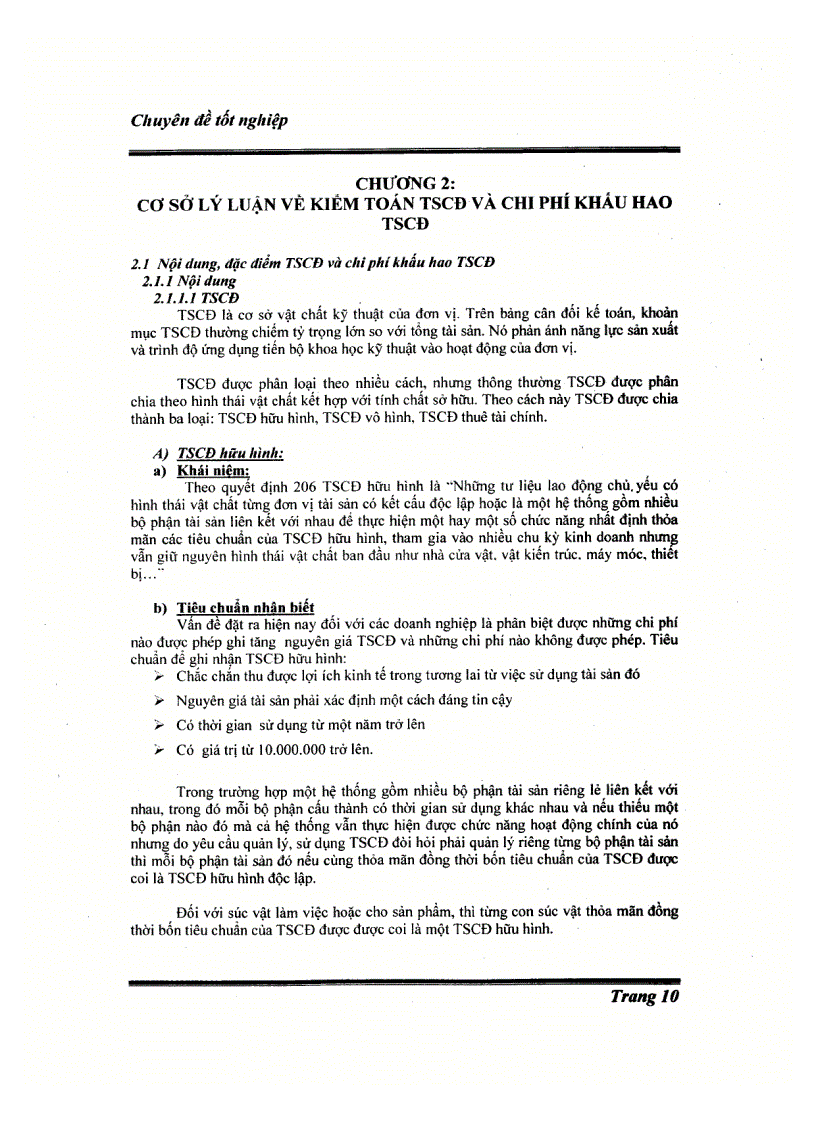 image for page Quy trình kiểm toán TSCĐ và chi phí khấu hao TSCĐ tại công ty kiểm toán