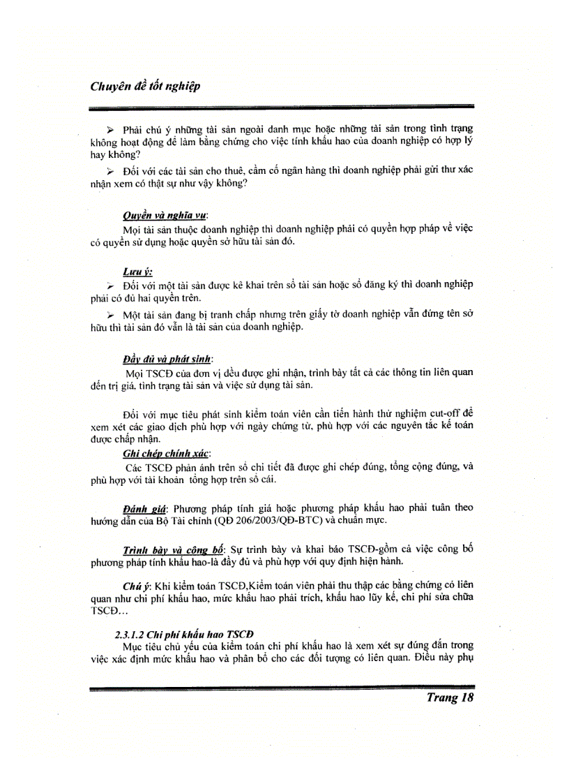 image for page Quy trình kiểm toán TSCĐ và chi phí khấu hao TSCĐ tại công ty kiểm toán