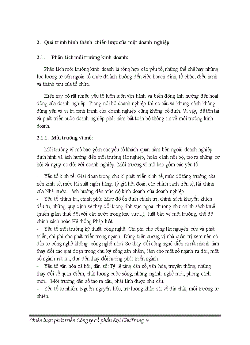 image for page Chiến lược phát triển công ty cổ phần đại chu giai đoạn 2011 2015