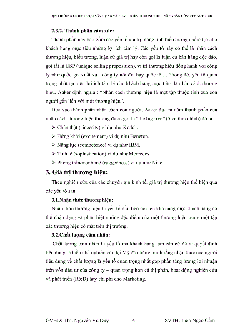 image for page Định hướng chiến lược xây dựng và phát triển thương hiệu cho hàng nông sản công ty Antesco