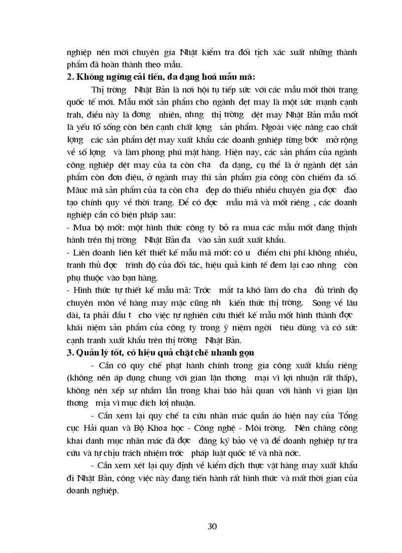 image for page Tình hình sản xuất xuất khẩu hàng dệt may sang Nhật Bản trong những năm gần đây