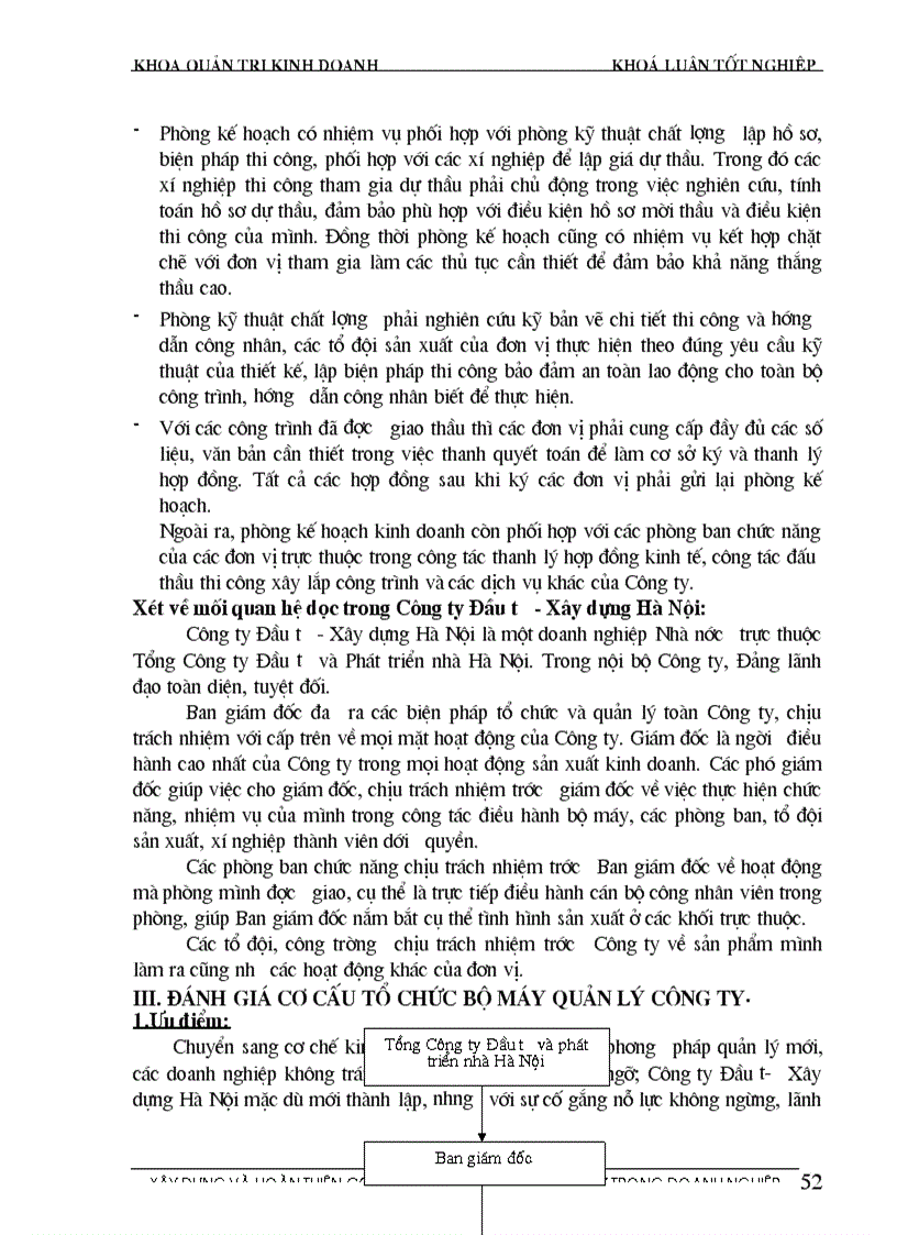 image for page Xây dựng và hoàn thiện cơ cấu tổ chức bộ máy quản lý tại Công ty Đầu tư Xây dựng Hà Nội