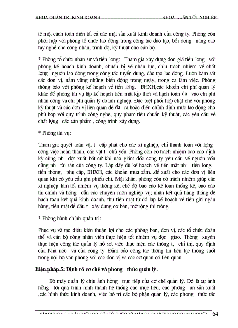 image for page Xây dựng và hoàn thiện cơ cấu tổ chức bộ máy quản lý tại Công ty Đầu tư Xây dựng Hà Nội