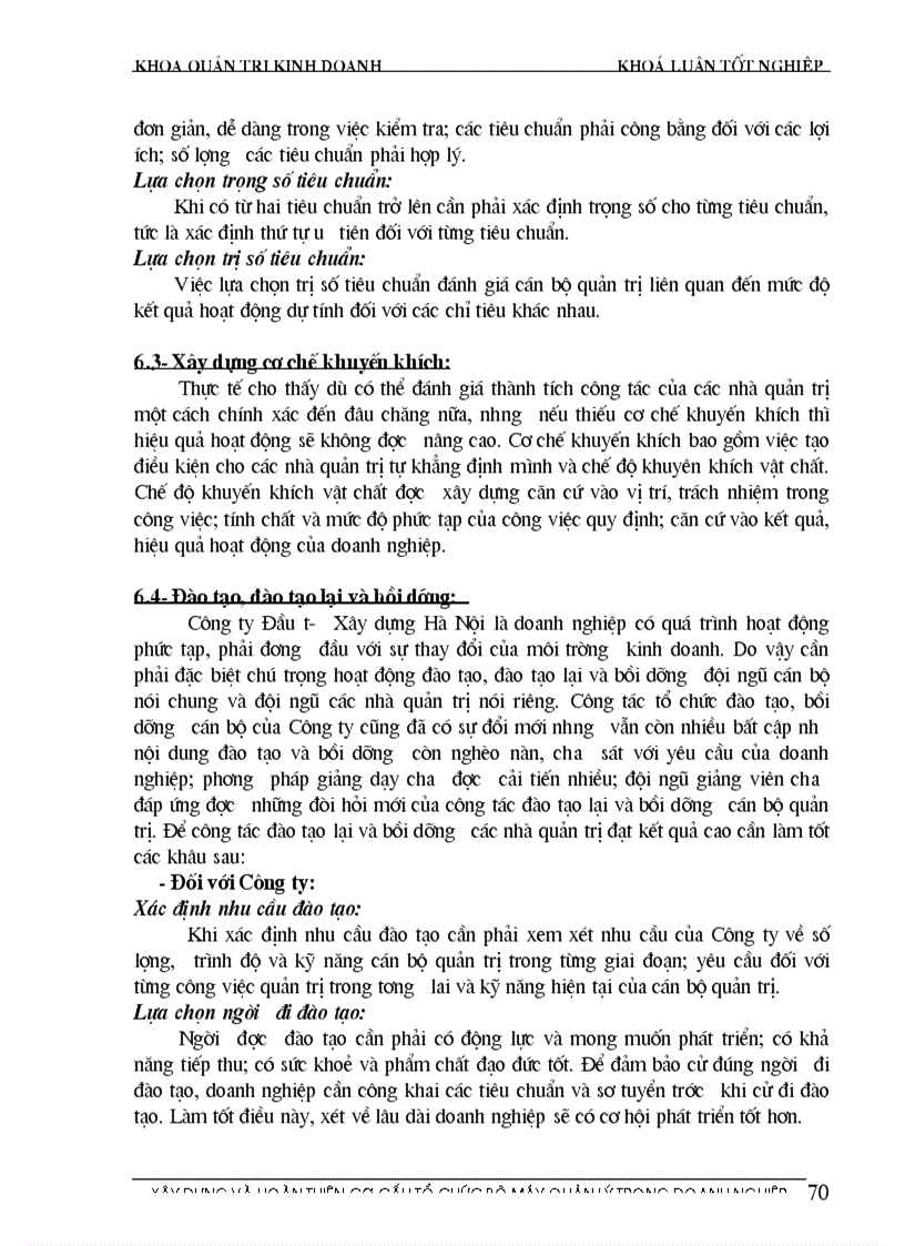 image for page Xây dựng và hoàn thiện cơ cấu tổ chức bộ máy quản lý tại Công ty Đầu tư Xây dựng Hà Nội