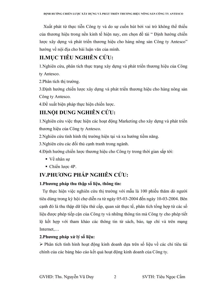 image for page Định hướng chiến lược xây dựng và phát triển thương hiệu cho hàng nông sản Công ty Antesco