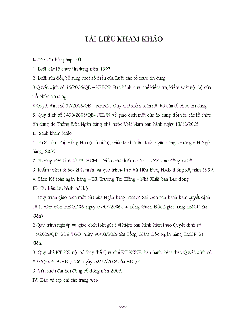 image for page Kiểm soát nội bộ nghiệp vụ tiền gửi theo cơ chế giao dịch một cửa tại phòng giao dịch ngân hàng thương mại cổ phần Sài Gòn