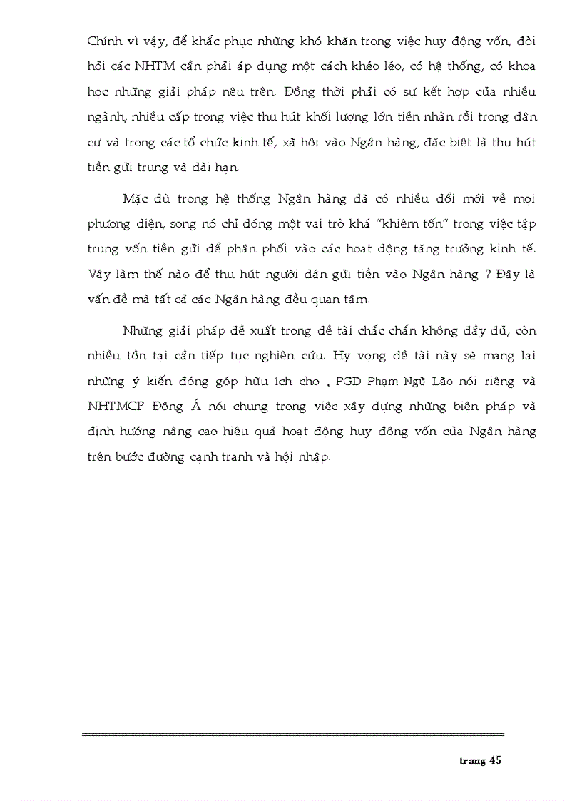 image for page Tình hình huy động vốn tại ngân hàng đông á pgd phạm ngũ lão