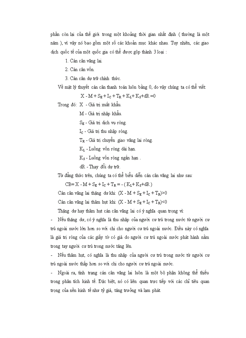 image for page Xu hướng tài khoản vãng lai việt nam hậu khủng hoảng tài chính toàn cầu